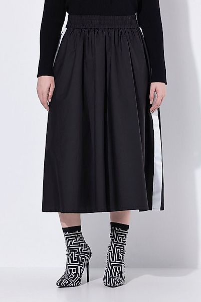 Ulla Popken Midirock Midirock Galonstreifen A-Linie Papertouch günstig online kaufen