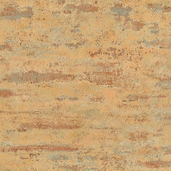 PROFHOME 374151-GU Ton-in-Ton Tapete Uni Matt Orange Grau Blau 0,53 m x 10, günstig online kaufen