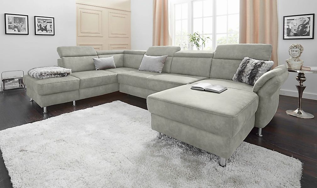 sit&more Wohnlandschaft "Avignon U-Form" wahlweise mit Bettfunktion und Sta günstig online kaufen