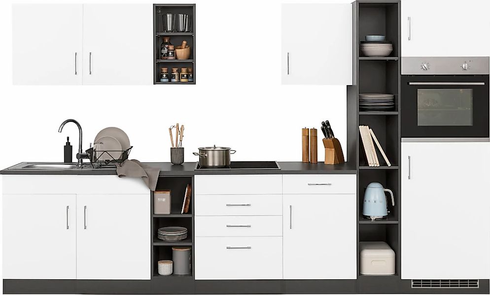 KOCHSTATION Küchenzeile "KS-Paris" ohne E-Geräte, Breite 330 cm günstig online kaufen