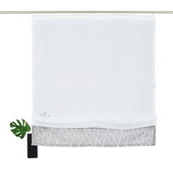 my home Raffrollo "Camposa" mit Klettband Transparent, Voile, Polyester günstig online kaufen