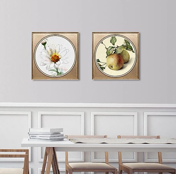 queence Acrylglasbild »Äpfel«, Obst-Obst Bilder-Kunst-Gemälde, Fine Art-Pri günstig online kaufen
