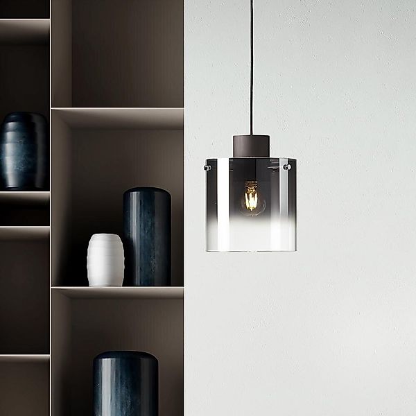 Brilliant Pendelleuchte Beth, ohne Leuchtmittel, Hängelampe 20cm Kaffee/rau günstig online kaufen