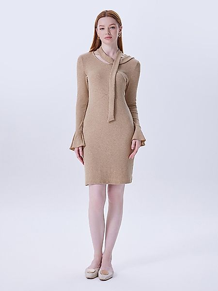 LAPA PLUS Minikleid Damen Rüschen Langarmkleid, günstig online kaufen