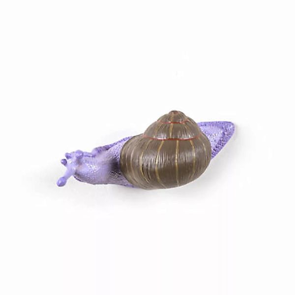 Wandhaken Snail Slow plastikmaterial bunt / Schnecke - Kunstharz - Seletti günstig online kaufen