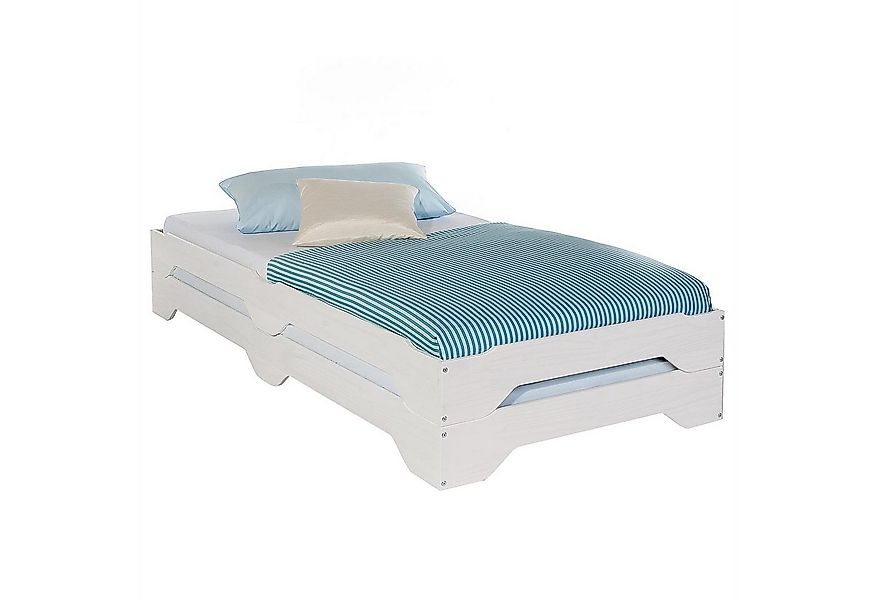 IDIMEX Funktionsbett RONNY, Strapelbett Gästebett Stapelliege Massivholzbet günstig online kaufen