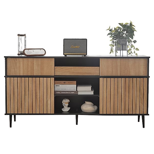 SOFTWEARY Sideboard Breite 160 cm, Küchenbuffet, günstig online kaufen