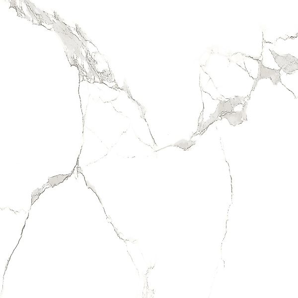 Bodenfliese Feinsteinzeug Weiß 60 cm x 60 cm günstig online kaufen