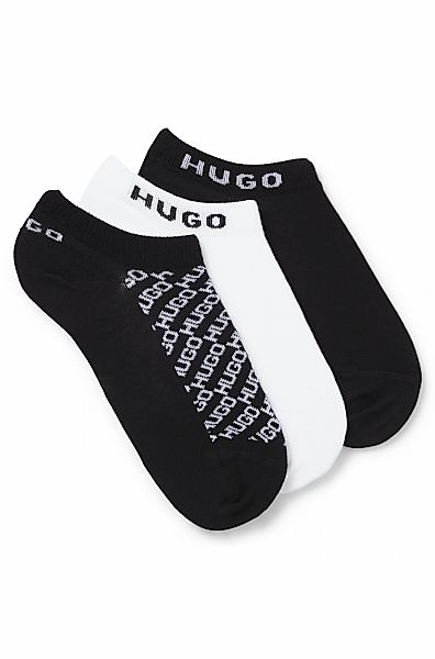 HUGO Underwear Sneakersocken "3P AS SLANTMONO CC W", (3 Paar), mit Logo Det günstig online kaufen