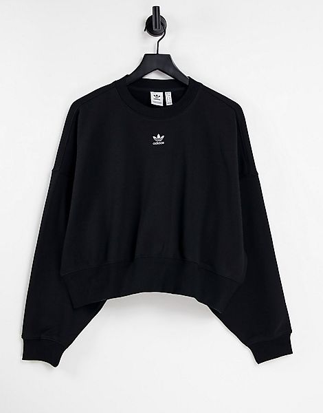 adidas Originals – Essentials – Schwarzes Sweatshirt günstig online kaufen