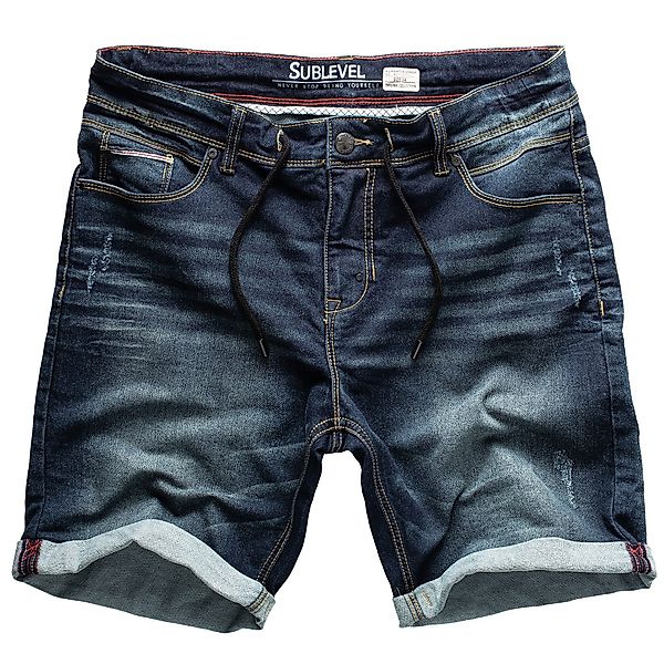 SUBLEVEL Shorts Sweat Shorts Jeans Kurze günstig online kaufen