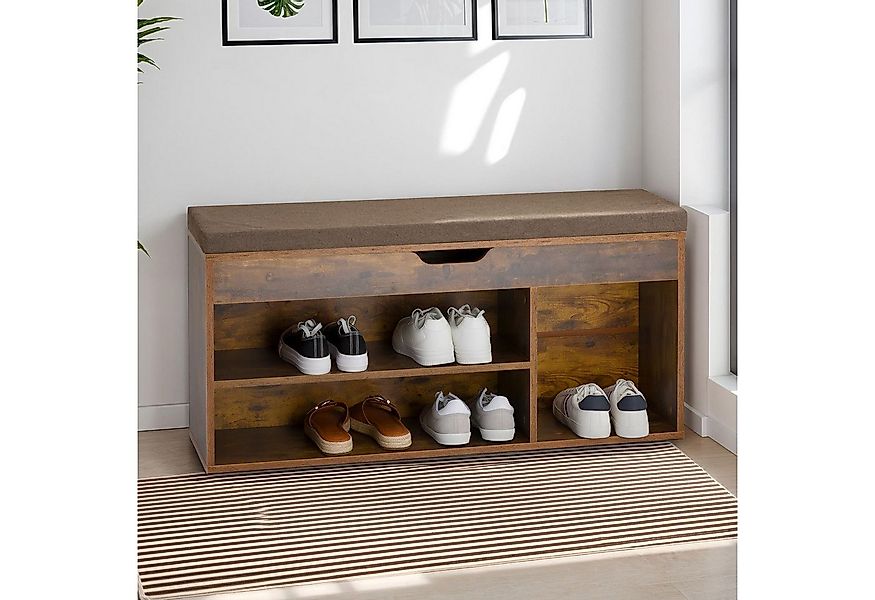 IDIMEX Schuhbank BAIA, Schuhregal Flurbank mit Stauraum, aufklappbare Sitzf günstig online kaufen
