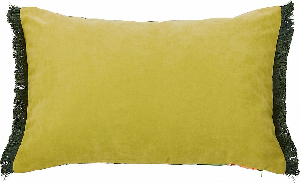 done. Dekokissen "Fringe Jungle Flowers" bedruckt, Reißverschluss, Kissenhü günstig online kaufen