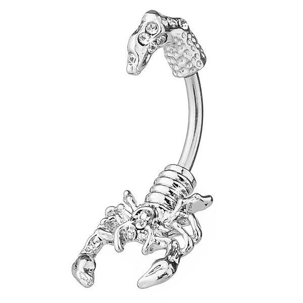 Taffstyle Bauchnabelpiercing Bauchnabel Piercing Chirurgenstahl Skorpion, günstig online kaufen