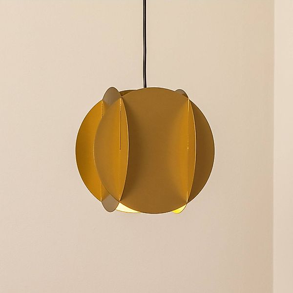 Hängeleuchte Corner, goldfarben, 25 x 25 cm, Metall, E27 günstig online kaufen