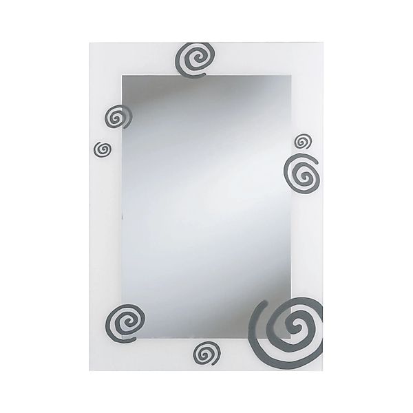 Kristall-Form Dekorspiegel Realto 50 cm x 70 cm Ice/Anthrazit günstig online kaufen