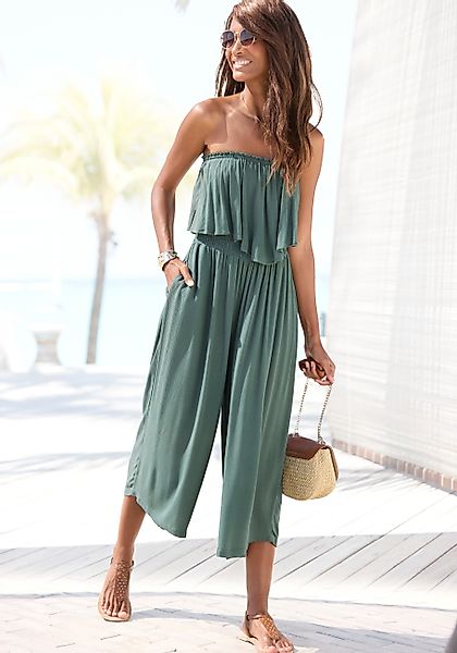 Vivance Bandeauoverall aus gekreppter Viskose, eleganter günstig online kaufen