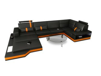 Sofa Dreams Wohnlandschaft Ledersofa Ledercouch Messana günstig online kaufen