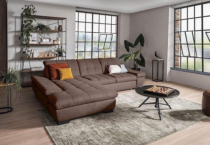 alina Ecksofa »Salima« Inklusive Rückenlehnenverstellung günstig online kaufen