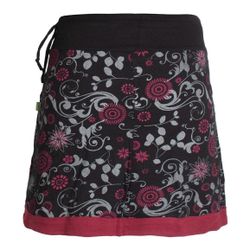Vishes A-Linien-Rock Lagenlook Blumen-Rock mit Mandalas günstig online kaufen