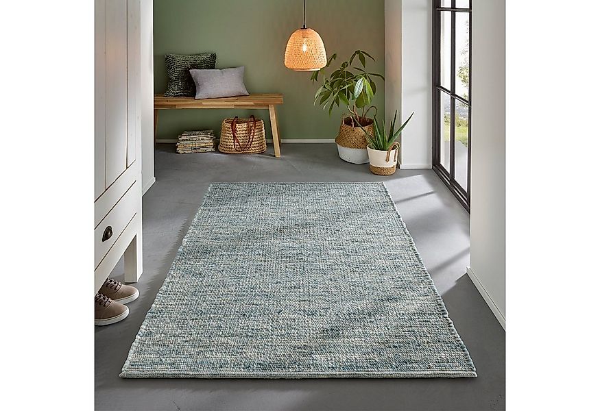 TaCa Home Wollteppich Wollteppich frei von Mottenschutzmitteln, rechteckig, günstig online kaufen