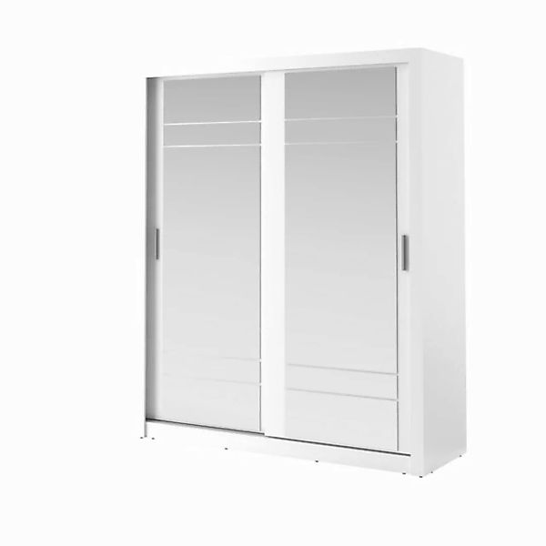 Compleo Kleiderschrank ARTI 08 mit Spiegel, Modern Schwebetürenschrank Brei günstig online kaufen