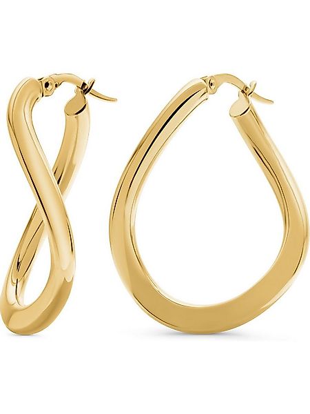 CHRIST Paar Creolen CHRIST Damen-Creolen 585er Gelbgold (Paar) günstig online kaufen