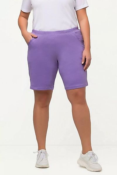 Ulla Popken Bermudas Jerseyshorts Taschen Elastikbund günstig online kaufen