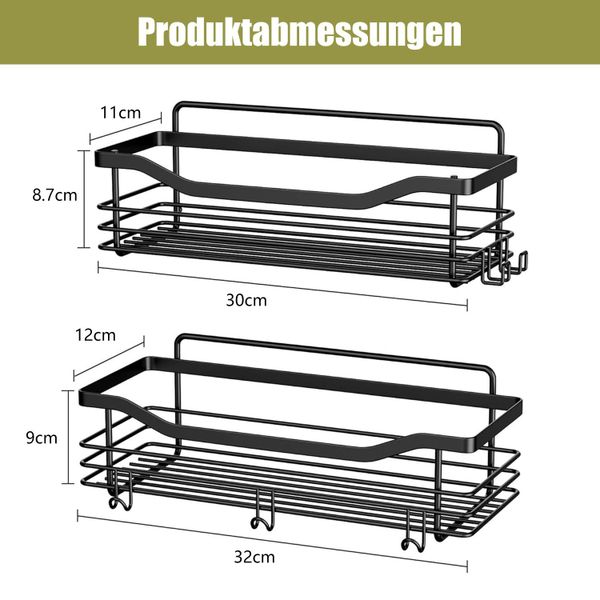 OSTWOLKE Duschregal ohne Bohren Edelstahl Duschablage günstig online kaufen