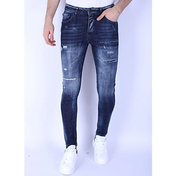 Local Fanatic  Slim Fit Jeans E Slim Jeans Mit Löchern günstig online kaufen