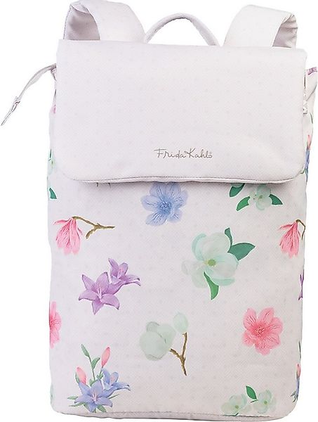 Frida Kahlo Rucksack Frida Kahlo Rucksack beige natur Nylon, Damen Cityruck günstig online kaufen