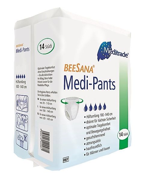 MediTrade Inkontinenzslip Medi-Pants, Inkontinenzslip, Large, Packung günstig online kaufen