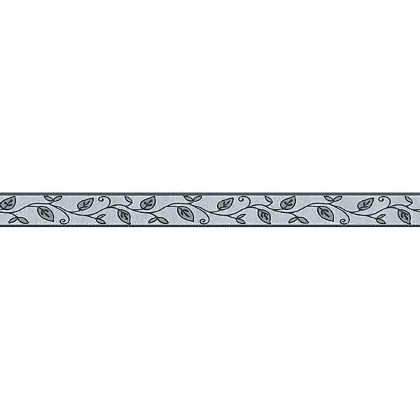 Bricoflor Blätter Bordüre aus Vlies und Vinyl Selbstklebende Tapetenbordüre günstig online kaufen