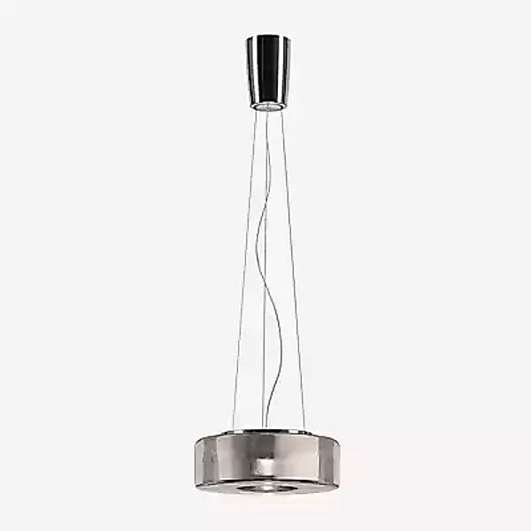 Serien Lighting Curling Pendelleuchte LED, glas - M - außendiffusor silber/ günstig online kaufen