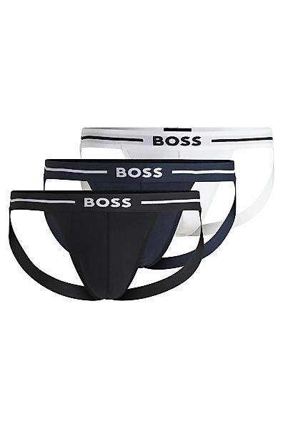 BOSS Hüftslip Jockstrap 3P Bold (Packung, günstig online kaufen