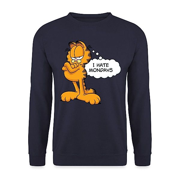 Spreadshirt Sweatshirt Garfield Ich Hasse Montage günstig online kaufen