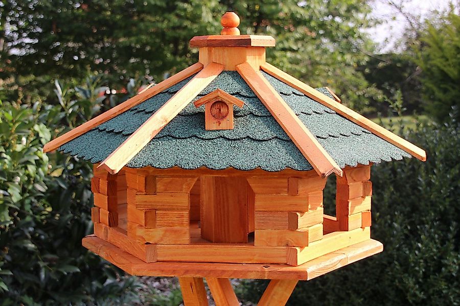 Holzdekoladen Vogelhaus XXL Vogelhaus aus Holz 67x45 cm wetterfest wahlweis günstig online kaufen