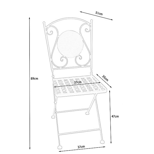 HTI-Living Gartenstuhl Gartenstühle 2 Stück Celia günstig online kaufen