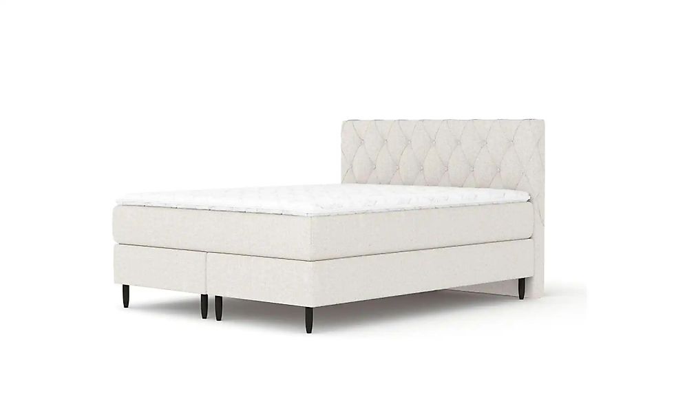 Boxspringbett   ¦ beige ¦ Maße (cm): B: 145 H: 114 Betten > Komfortbetten - günstig online kaufen