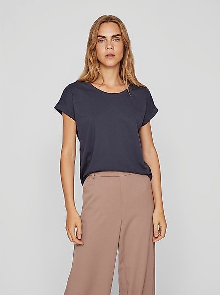 Vila Rundhalsshirt VIDREAMERS NEW PURE T-SHIRT/SU-NOOS günstig online kaufen
