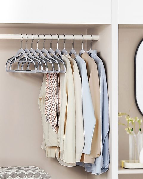 SONGMICS Kleiderbügel Kunststoff, (30-tlg), 30/50er Set, günstig online kaufen