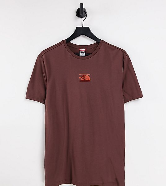 The North Face – Center Dome – T-Shirt in Braun mit mittigem Logo, exklusiv günstig online kaufen