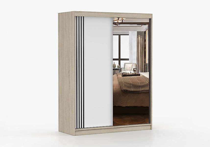 imoebel24 Schwebetürenschrank VISTA 07 150 cm günstig online kaufen
