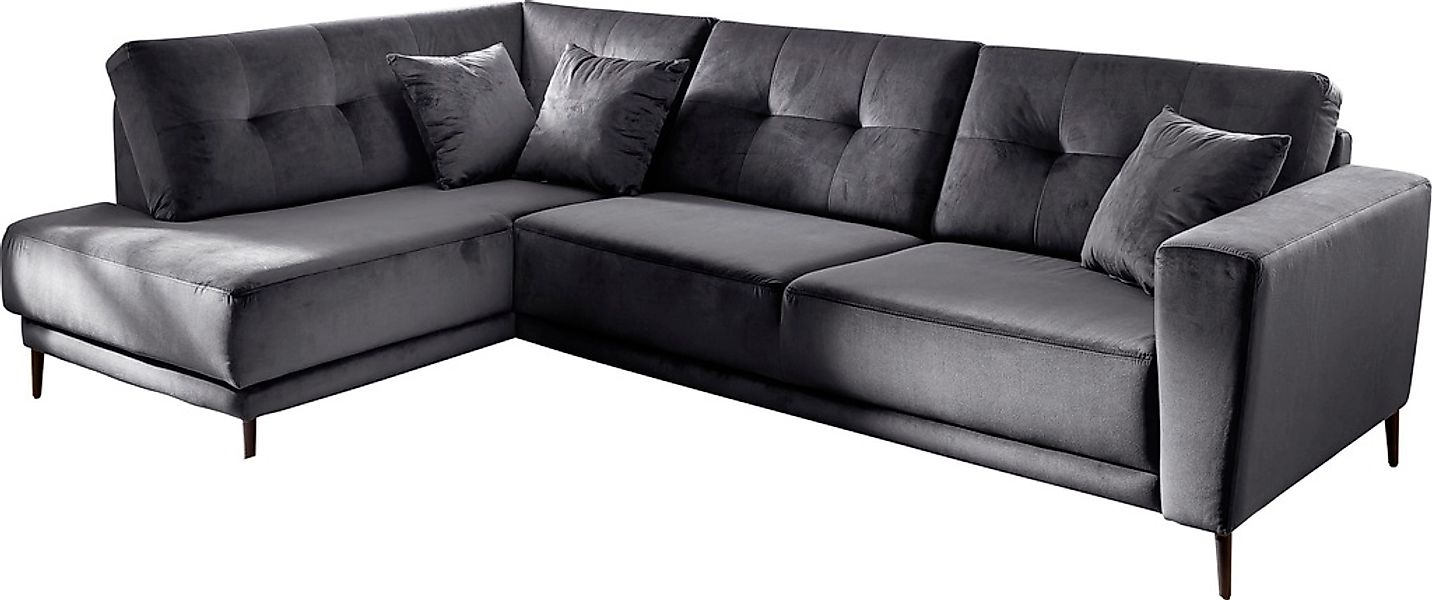 Trends by HG Polsterecke »Barcelona L-Form«, mit Metallfuss, frei im Raum s günstig online kaufen