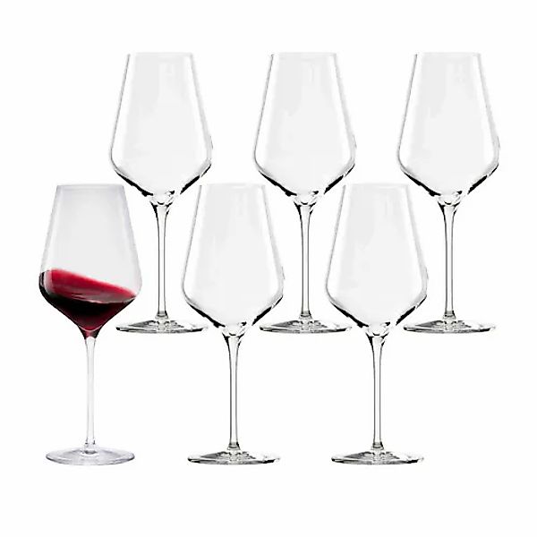 Stölzle Rotweinglas »Rotweingläser Quatrophil 570 ml 6er Set transparent« günstig online kaufen