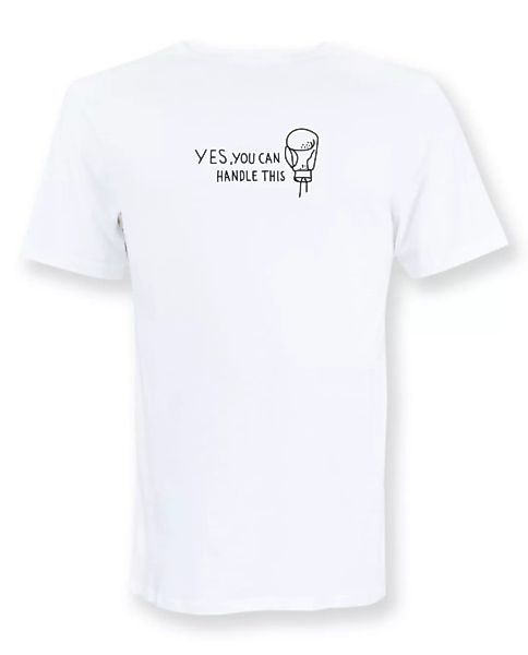 Unisex T-shirt Mit Print Aus Bio-baumwolle - Mirror - Weiß günstig online kaufen