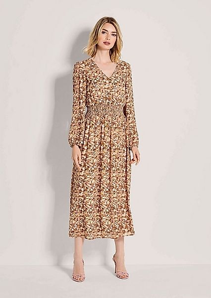 MADELEINE Maxikleid Viskosekleid mit Wickeleffekt Sommerkleid mit V-Ausschn günstig online kaufen