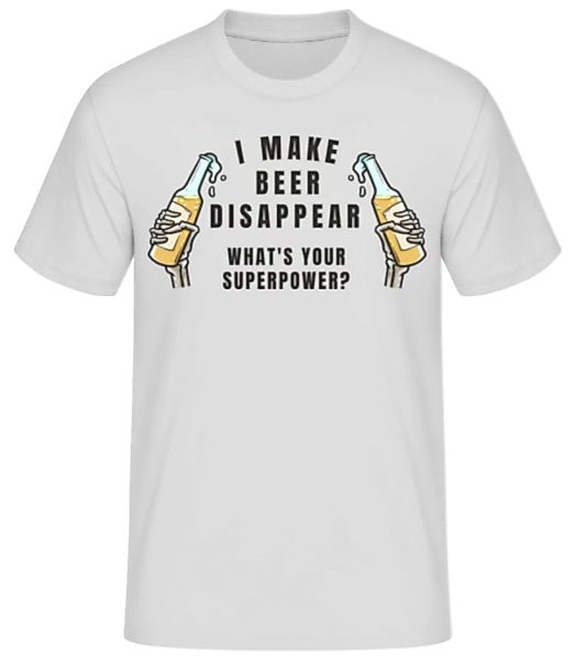 I Make Beer Disappear · Männer Basic T-Shirt günstig online kaufen