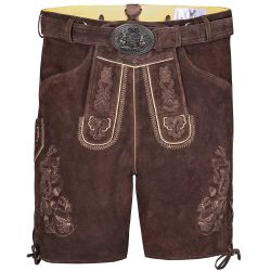 German Wear Trachtenlederhose GW722 kurze Lederhosen günstig online kaufen
