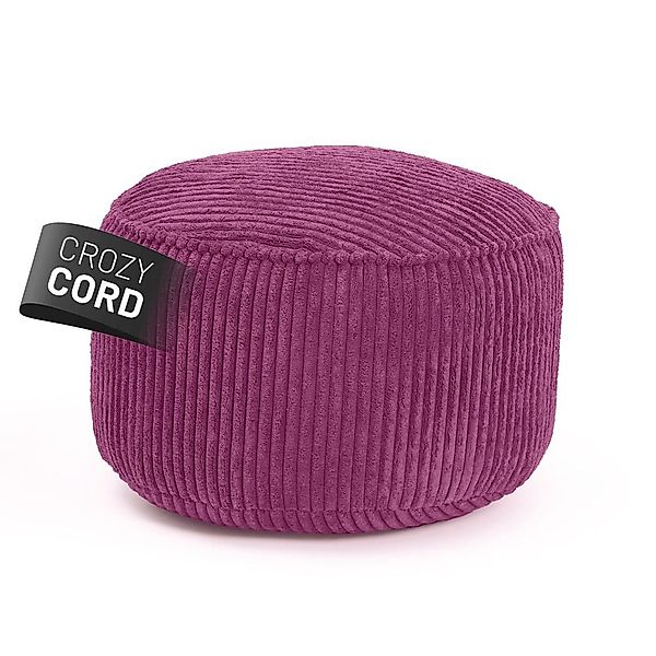 Lumaland Pouf Sitzsack-Hocker Pouf rund Cord günstig online kaufen